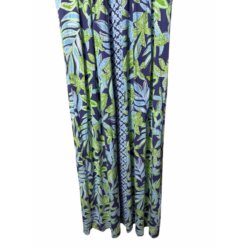 NEW Lilly Pulitzer Carmilla Maxi Dress in Sapphire Pool Tropical Tango Size 14 - Picture 6 of 10